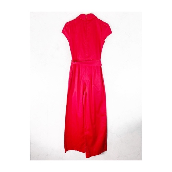 [Gal Meets Glam]  Bold Red Jumpsuit - Picture 8 of 8